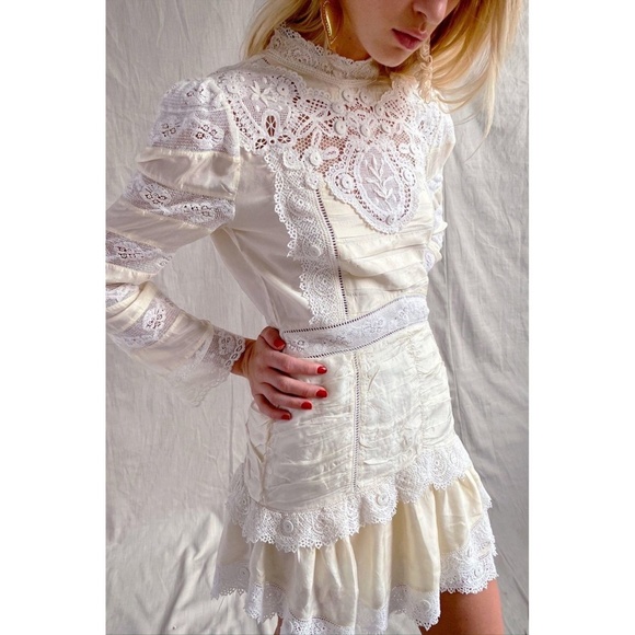 LoveShackFancy Dresses & Skirts - NWT LoveShackFancy Harmon Dress Cream 8